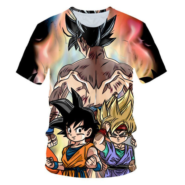Cool Goku Dragon Ball Z 3d T Shirt Summer Hipster Short Sleeve Tee Tops Men/Women Anime DBZ Harajuk T-Shirts Homme Boys T shirt - Vimost Shop