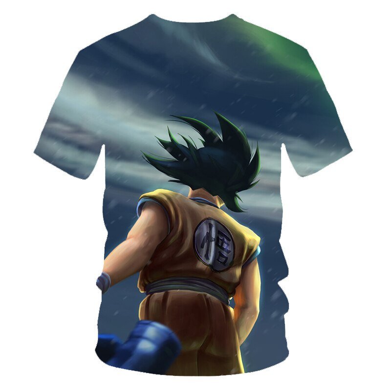 Cool Goku Dragon Ball Z 3d T Shirt Summer Hipster Short Sleeve Tee Tops Men/Women Anime DBZ Harajuk T-Shirts Homme Boys T shirt - Vimost Shop