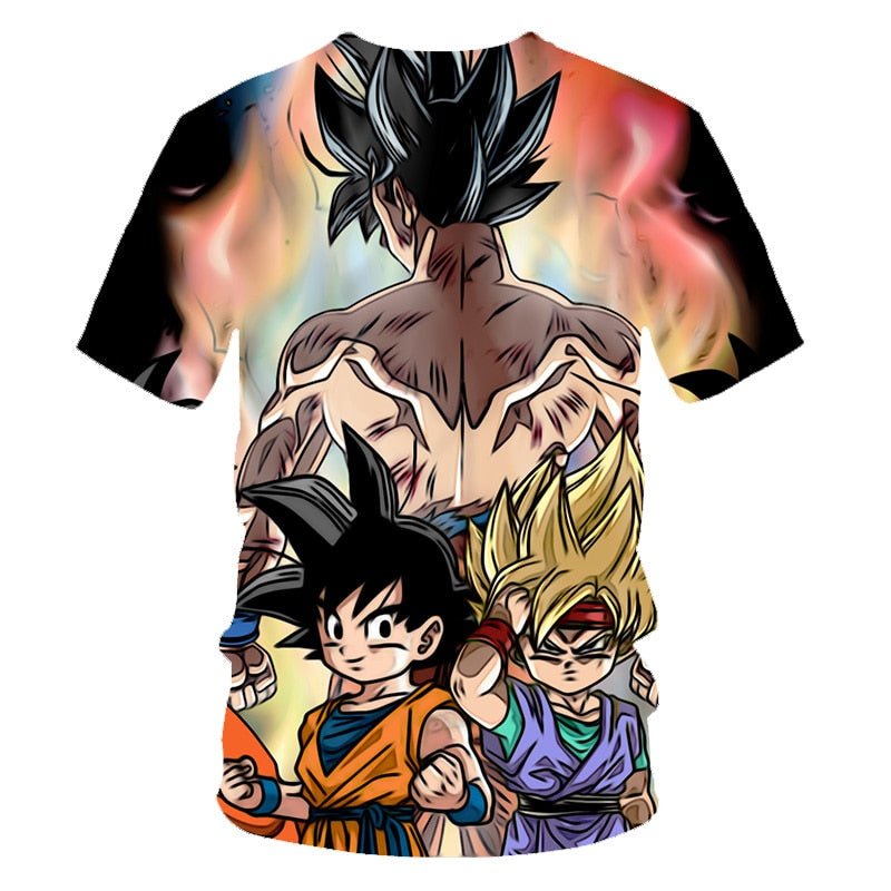 Cool Goku Dragon Ball Z 3d T Shirt Summer Hipster Short Sleeve Tee Tops Men/Women Anime DBZ Harajuk T-Shirts Homme Boys T shirt - Vimost Shop