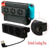 Cooling Fan for Nintendo Switch NS Original Stand Game Console Dock Cooler with 3-Fan USB Cooling Fan for Nintend NS NX - Vimost Shop