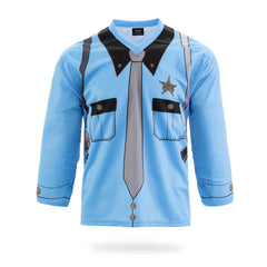 Cops Design Blue Hockey Jersey - Vimost Shop