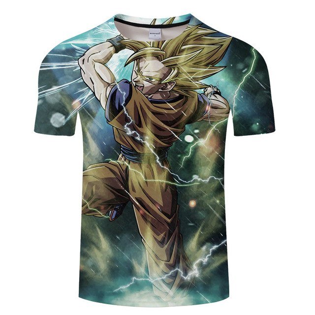 Copy of Summer men's casual 3d printed dragon ball t-shirts - Vimost Shop