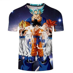 Copy of Summer men's casual 3d printed dragon ball t-shirts - Vimost Shop