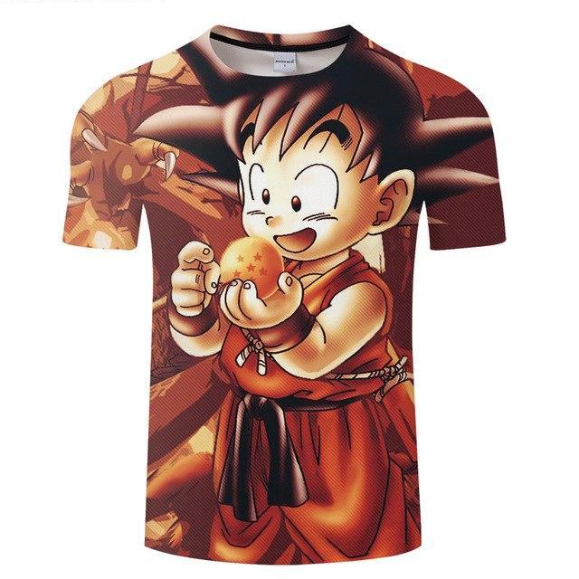 Copy of Summer men's casual 3d printed dragon ball t-shirts - Vimost Shop