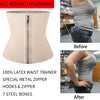 Corset Body Shaper Latex Waist Trainer Zipper Underbust Slim Tummy Waist Cincher Slimming Briefs Shaper Belt Shapewear Women - Vimost Shop