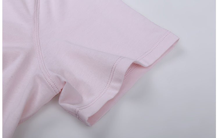 Cotton Yoga Exercise Workout T-shirt Women Anti-sweat Hip-length Running Fitness Gym Short Sleeve Shirts Tee - Vimost Shop