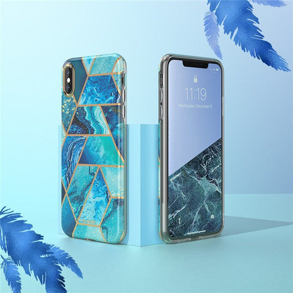 Cover For iPhone X Xs Case Cosmo Lite Stylish Premium Slim Bumper Protective Marble Back Case with Camera Protection - Vimost Shop