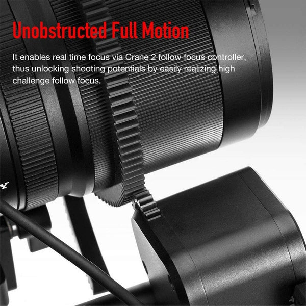 Crane 2 Servo Follow Focus Mechanical Supports Real Time Focus for All Camera Canon Panasonic Nikon Sony - Vimost Shop