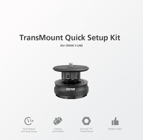Crane 3 LAB TransMount Quick Setup Kit for ZHIYUN Crane 3 Lab/ZHIYUN WEEBILL LAB - Vimost Shop