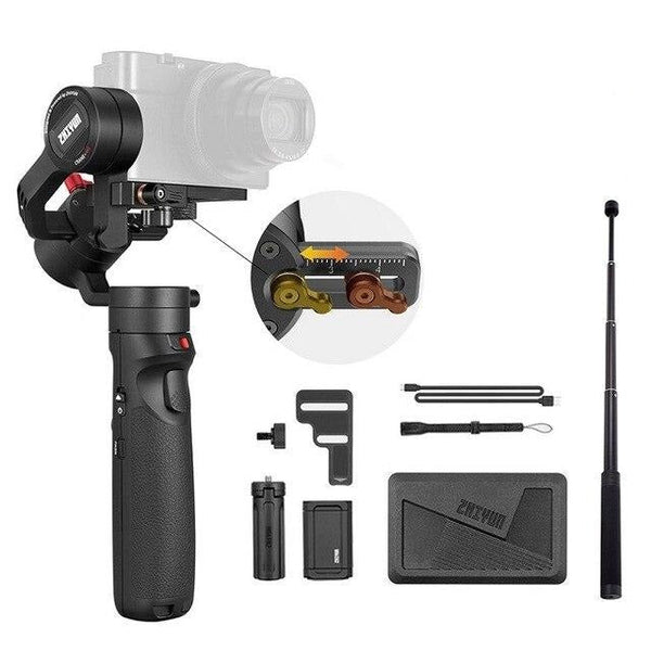 Crane M2 Gimbals for Smartphones Mirrorless Action Compact CamerasNewArrival 500g3-AxisHandheld Gimbal Stabilizer InStock - Vimost Shop