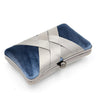 Criss Cross Satin Women Evening Bags Velvet Blue Color Party Small Day Clutch Handbags Pillow Design Holder - Vimost Shop