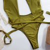 Cross Halter Swim Suit For Women Swimwear One Piece Swimsuit Female Bather Hollow Out Bathing Suit Beach Backless - Vimost Shop