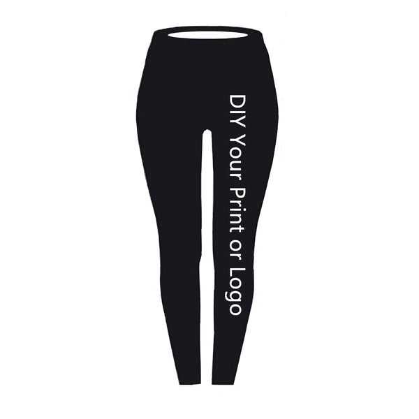 Customized Print Leggings DIY Your Photo or Logo Elastic Fitness Leggings - Vimost Shop