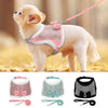 Cute Bowtie Dog Harness and Leash Set Bling Rhinestone Puppy Cat Vest Harness Warm Fur Padded Vests With Pet Walking Leash Rope - Vimost Shop