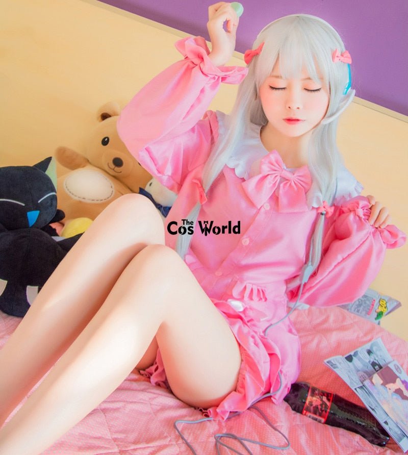 Cute Pajamas Nightgown Sleepwear Tops Pants Uniform Outfit Anime Cosplay Costumes - Vimost Shop
