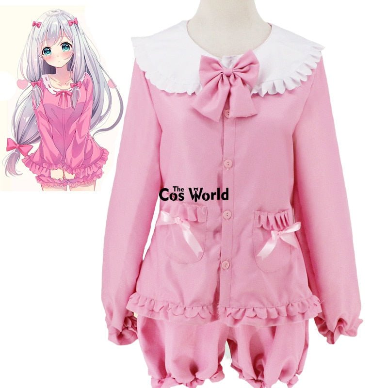 Cute Pajamas Nightgown Sleepwear Tops Pants Uniform Outfit Anime Cosplay Costumes - Vimost Shop