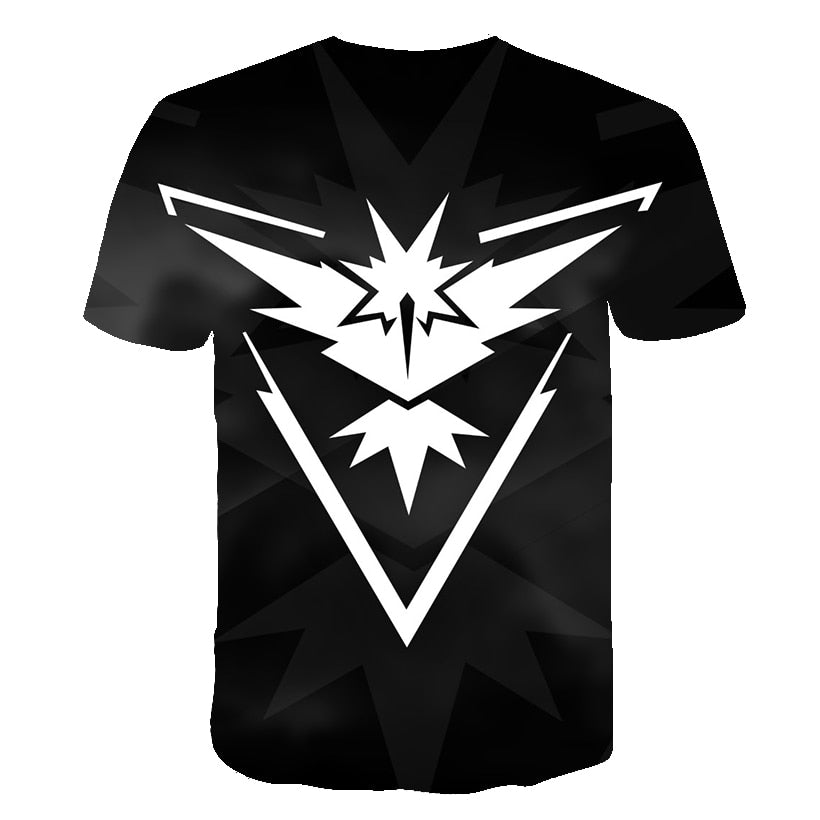 Cute Pikachu T-shirt white pokemon boys & girls T-shirt person fashion gift creative streetwear - Vimost Shop