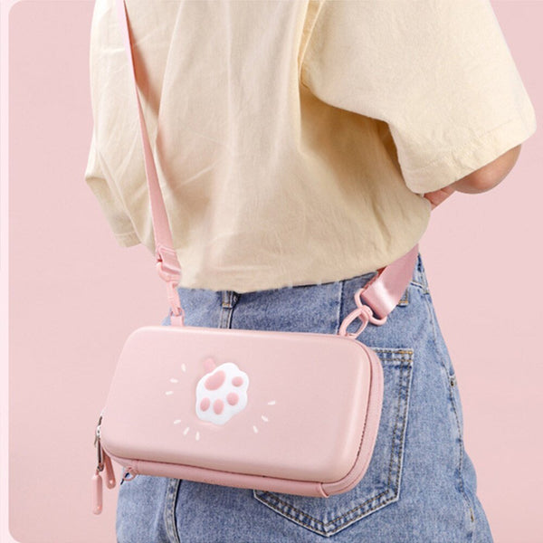 Cute Pink Cat Bag for For Nintendo Switch Storage Bag Cover Case for Nintendo Switch Lite Bag Nintend Switch Game Accessory - Vimost Shop