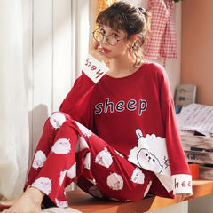 Cute Sleepwear Casual Homewear Female Pyjamas - Vimost Shop