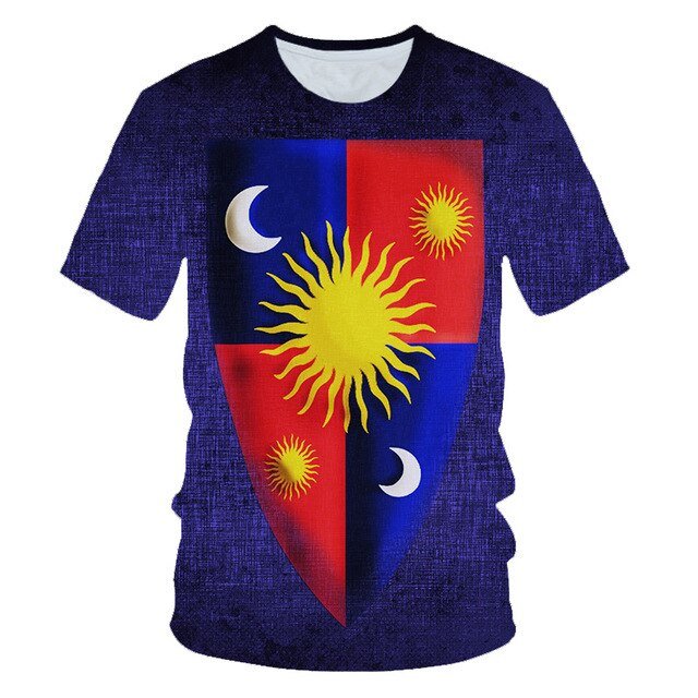 Daenerys Targaryen Character O Neck Tshirt 3D Printed Game Of Thrones Large Size T-shirt Men's Leisure Tee - Vimost Shop