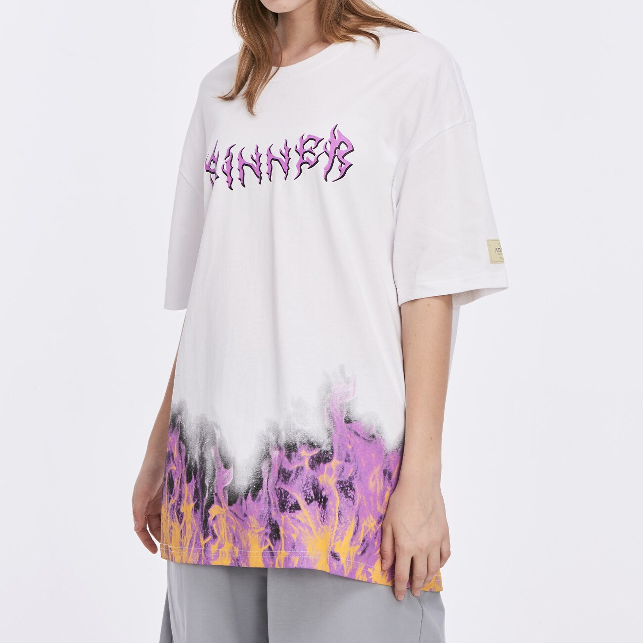 DARK Flame Butterfly Oversize T Shirt Cotton Punk Rock Streetwear Hip Hop T Shirt Men Harajuku Short Sleeve Tees - Vimost Shop