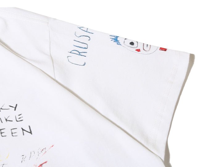 DARK Hip Hop Cartoon Letter Graffiti T Shirt Men Harajuku Streetwear Tops Tees Casual Cotton Short Sleeve tshirts - Vimost Shop