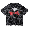 DARK Hip Hop Graffiti Tie Dying Mens T Shirt Harajuku Streetwear Skateboard Tops Tees Casual Cotton Short Sleeve - Vimost Shop