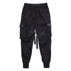 DARK Men Joggers Pants Multi-pocket Elastic Waist Harem Pants Men Hip Hop Streetwear Sweatpants Pencil Pants Techwear - Vimost Shop