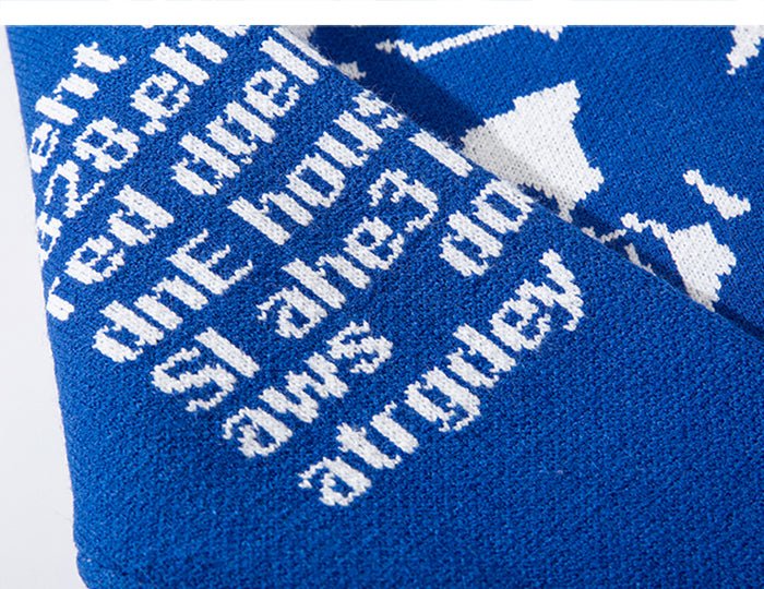 DARK Monster Knitted Men Sweater Autumn Winter Harajuku Streetwear Hip Hop Ripped Male Casual Cotton Pullover Outwear - Vimost Shop