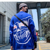 DARK Monster Knitted Men Sweater Autumn Winter Harajuku Streetwear Hip Hop Ripped Male Casual Cotton Pullover Outwear - Vimost Shop