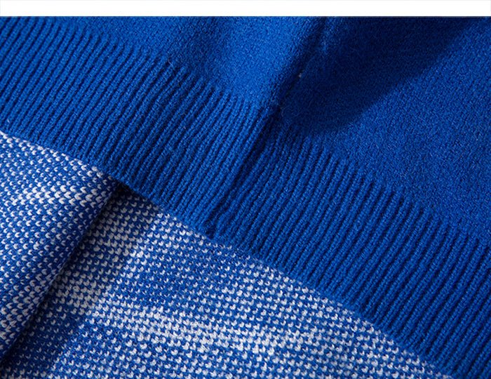 DARK Monster Knitted Men Sweater Autumn Winter Harajuku Streetwear Hip Hop Ripped Male Casual Cotton Pullover Outwear - Vimost Shop