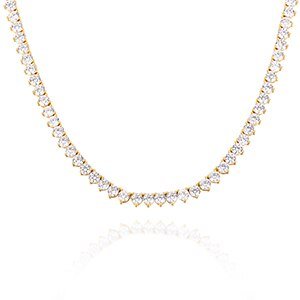 Design 3 Claw 5mm Tennis Chain Necklace Iced Out Bling AAA Zircon 1 Row Crystal Women Men Party Jewlery Gold Silver Color - Vimost Shop