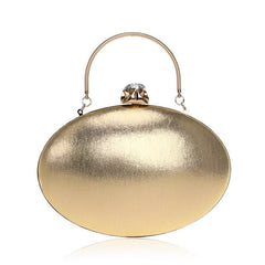 Design Egg Shaped Women Day Clutches Chain Shoulder Rhinestones Lady Wedding Party Evening Bags Mixed Color Wallets - Vimost Shop