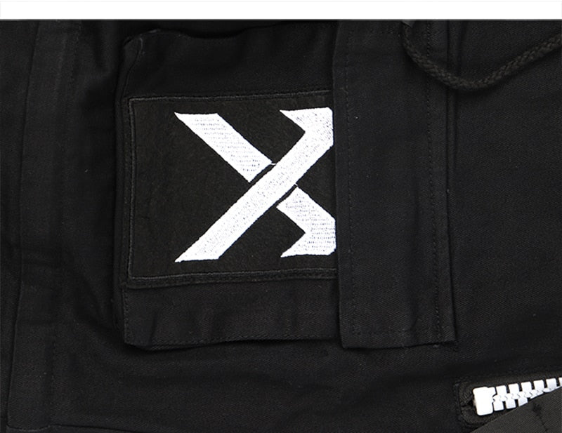 Detachable Multi-Pocket Cargo Hip Hop Streetwear Joggers Pants - Vimost Shop