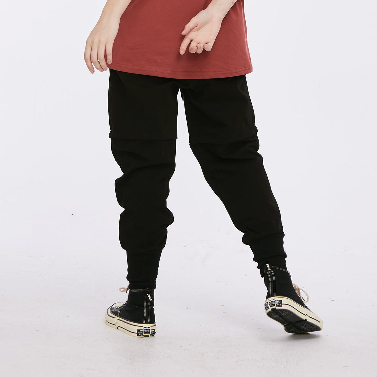 Detachable Multi-Pocket Cargo Pants Men Harajuku Hip Hop Streetwear Joggers Man Elastic Waist Sweatpants Techwear - Vimost Shop