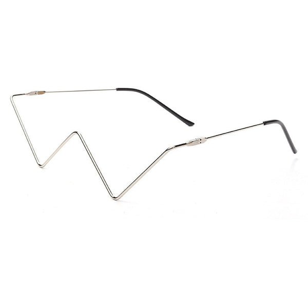 Diamond Steampunk Sunglasses Frames Triangle Eyeglasses Frames For Women Vintage Sunglasses Frames For Men Eyewear Decoration - Vimost Shop