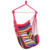 Distinctive Cotton Canvas Hanging Rope Chair with Pillows Rainbow hanging bed Garden Hang Lazy Chair Swinging Indoor Outdoor - Vimost Shop