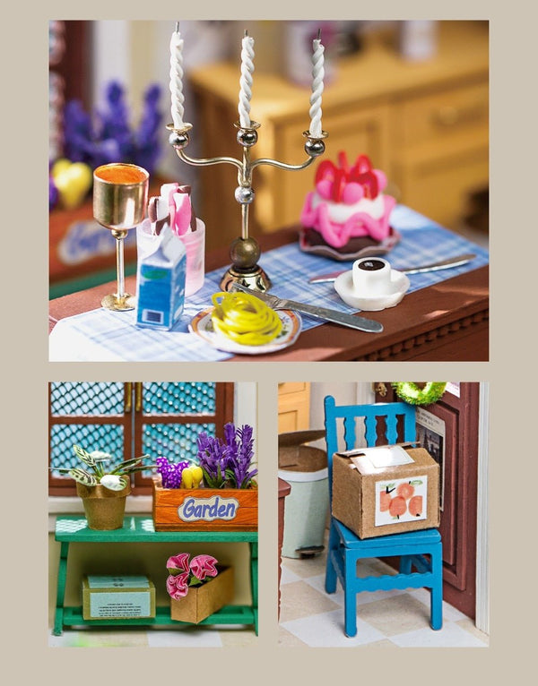 DIY Wooden Miniature Dollhouse Toys For Children Women - Vimost Shop