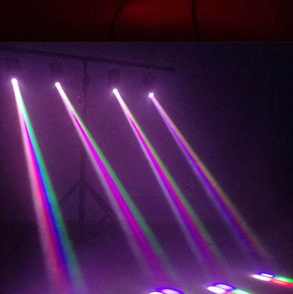DJ Lyre DMX Stage Light LED Moving Head LED Beam 12X12W RGBW Professional Stage DJ Mini LED 10W Spot Beam Home SHEHDS - Vimost Shop