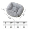 Dog Bed Sofa Long Plush Square Kennel Winter Warm Puppy Mat Cat Nest Soft House Non-slip Basket Cushion for Dogs Pet Supplies - Vimost Shop