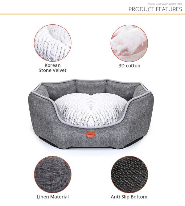 Dog Bed Soft Sleeping Sofa Waterproof Cushion Mat For Puppy Cat Cotton Pillow Pet Supplies - Vimost Shop