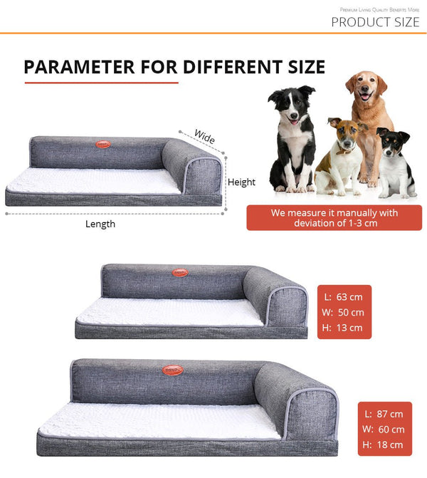 Dog Bed Soft Waterproof Cushion Sofa Cat House Warm Bed Puppy L Type Puppy Sleeping Hondenmand Mat Dog Supplies - Vimost Shop