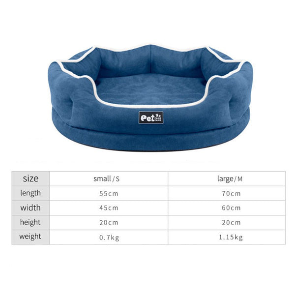 Dog bed Winter Memory-Foam Waterproof Dog House For Puppy large Removable Cover Pet Bed Soft Warm Dogs Lounge Sofa kennel - Vimost Shop