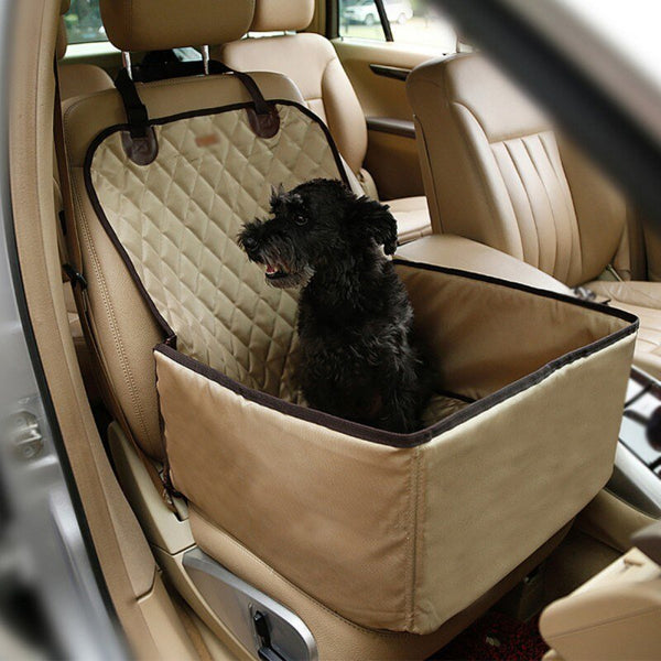 Dog Car Front Seat Cover Protector 2 in 1 Carrier for Dogs Folding Cat Car Booster Seat Cover Anti-Slip Pet Car Carrier Suppiles - Vimost Shop