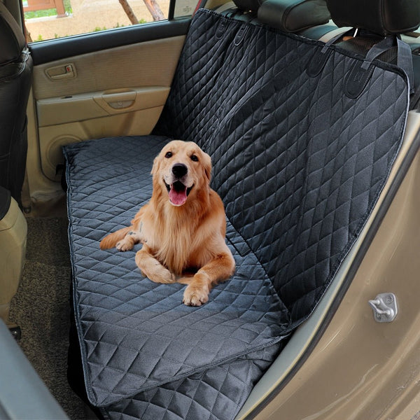 Dog Car Seat Cover 100% Waterproof Pet Cat Dog Carrier Car Back Seat Cover Nonslip 600D Heavy Duty Bench Car Seat For Large Dogs - Vimost Shop