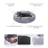 Dog Cat Bed Cute Round Pet Bed Soft Sofa Mat With Pillow Winter Warm Pet House Nest Cushion for Cats Puppy Pet Sleeping Supplies - Vimost Shop