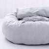 Dog Cat Bed Cute Round Pet Bed Soft Sofa Mat With Pillow Winter Warm Pet House Nest Cushion for Cats Puppy Pet Sleeping Supplies - Vimost Shop