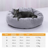 Dog Cat Bed Cute Round Pet Bed Soft Sofa Mat With Pillow Winter Warm Pet House Nest Cushion for Cats Puppy Pet Sleeping Supplies - Vimost Shop