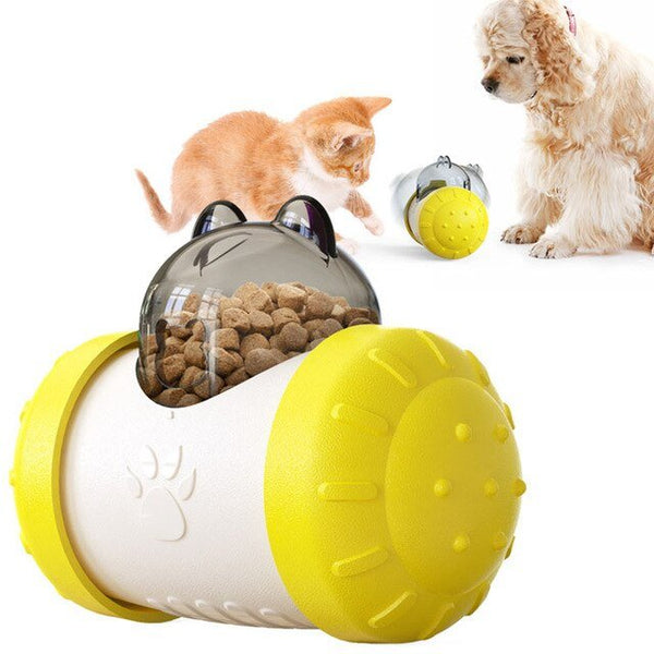 Dog Cat Toy Pet Tumbler Slow Food Leaking Ball Swing Leaking Food Toy Non-electric Safety Pet Slow Food Device for Dogs Cats Toy - Vimost Shop