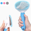 Dog Hair Removal Comb Grooming Brush Stainless Steel Cats Combs Automatic Non-slip Brushs for Dogs Cleaning Supplies - Vimost Shop